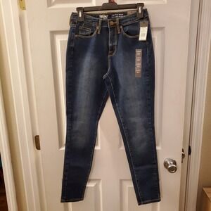 Mossimo sz 6 short/ankle High Rise Skinny jeans NWT dark wash casual everyday